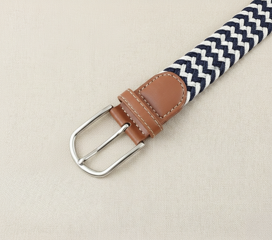 Braided Stretch Belt - Monochrome