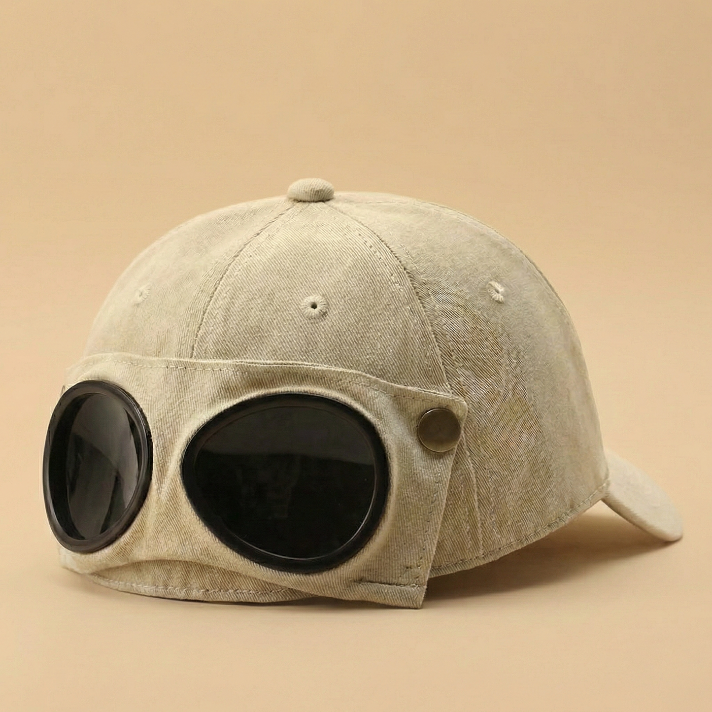 Alpine Goggle Cap - Beige
