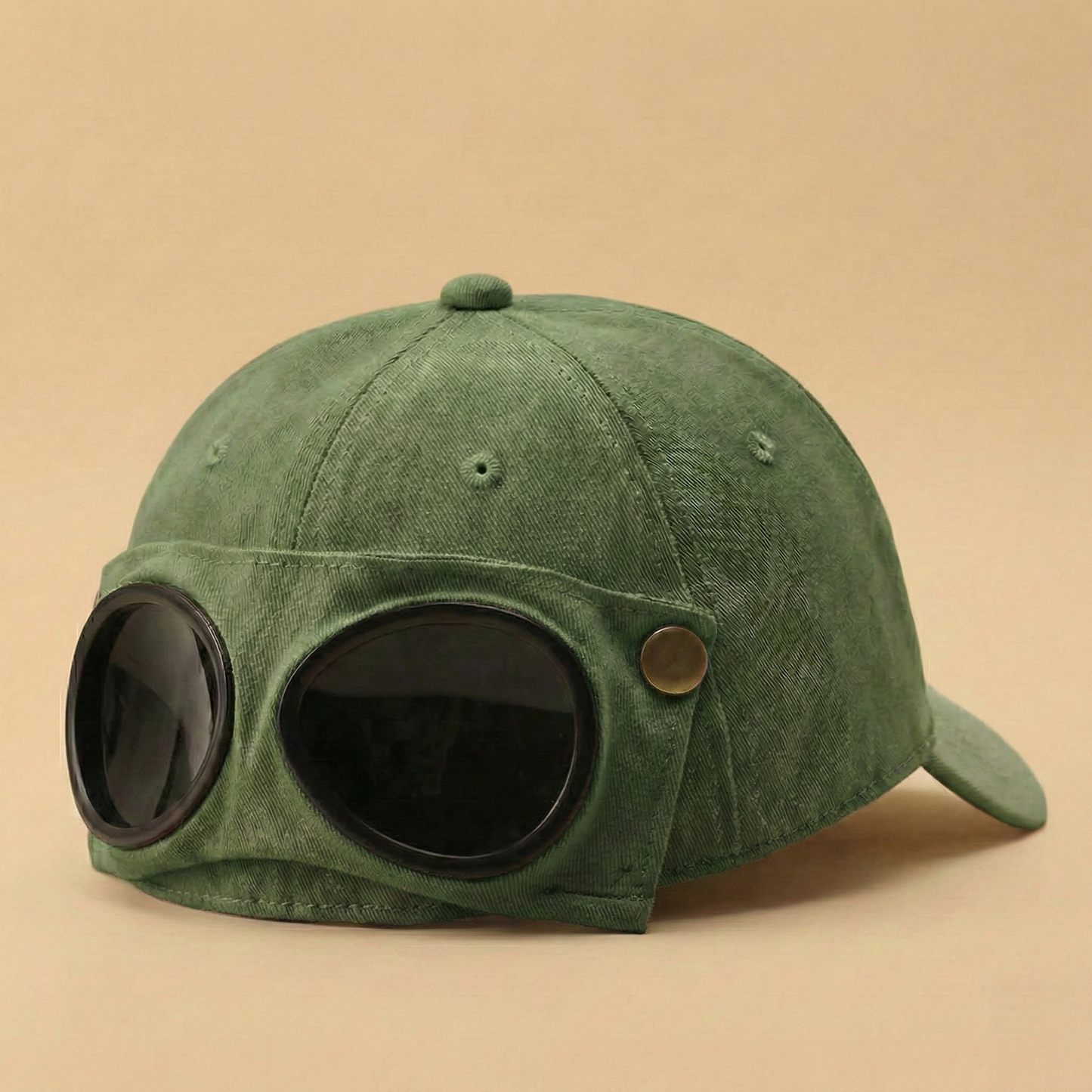 Alpine Goggle Cap - Olive Green