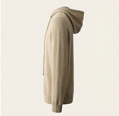 Gentry Cashmere-Inspired Hoodie - Beige