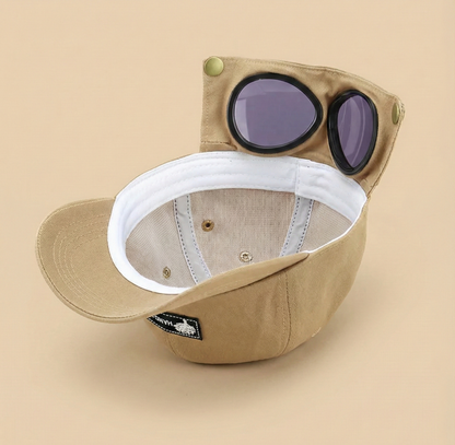 Alpine Goggle Cap - Beige