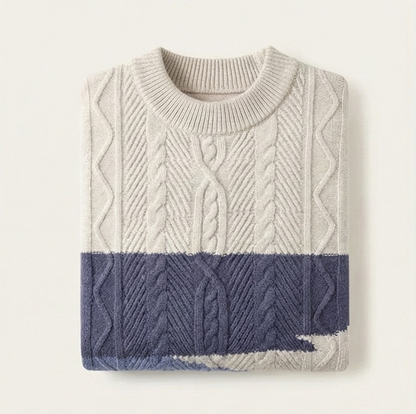 Heritage Knitted Sweater – Alpine Dusk