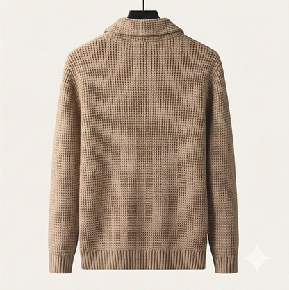 Heritage Buttoned Cardigan - Beige/Khaki