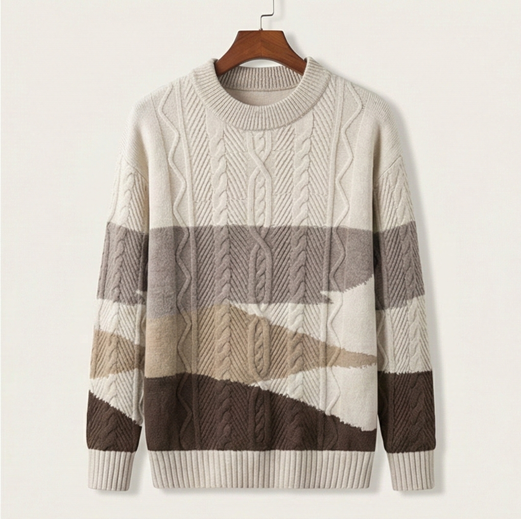 Heritage Knitted Sweater – Alpine Neutral