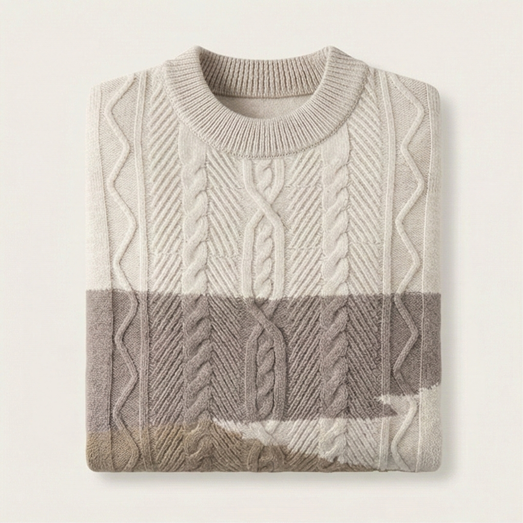 Heritage Knitted Sweater – Alpine Neutral