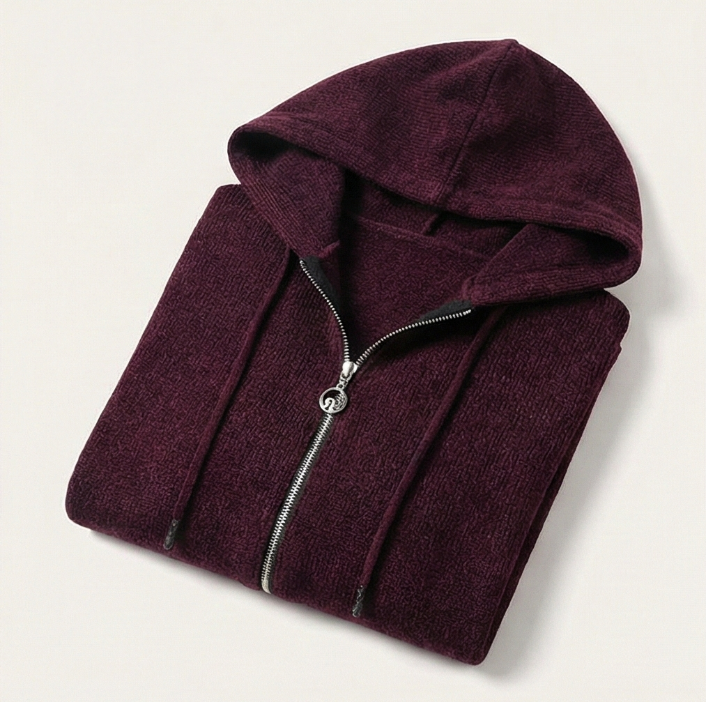 Heritage Zip Hoodie – Oxblood