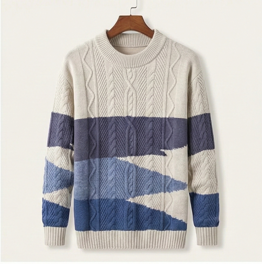 Heritage Knitted Sweater – Alpine Dusk