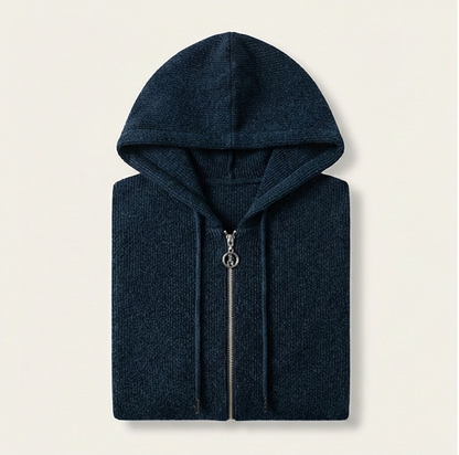Heritage Zip Hoodie – Oxford Blue