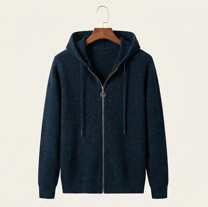 Heritage Zip Hoodie – Oxford Blue