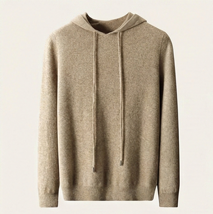 Gentry Cashmere-Inspired Hoodie - Beige
