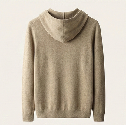 Gentry Cashmere-Inspired Hoodie - Beige